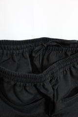 alvana / BWool Linen Milling　Training Shorts - Black