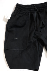alvana / BWool Linen Milling　Training Shorts - Black