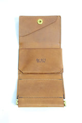 Re-ACT / Texas Three Fold Mini Wallet - Brown