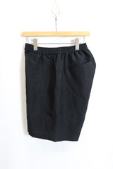 alvana / BWool Linen Milling　Training Shorts - Black