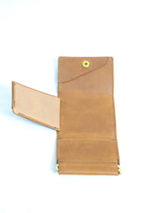 Re-ACT / Texas Three Fold Mini Wallet - Brown