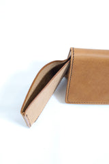 Re-ACT / Texas Three Fold Mini Wallet - Brown