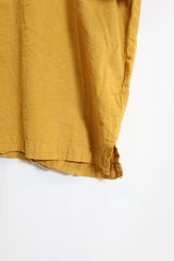 alvana /Uneven  open collar S/S shirts - Gold