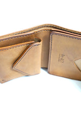 Re-ACT / Texas Three Fold Compact Wallet - Brown