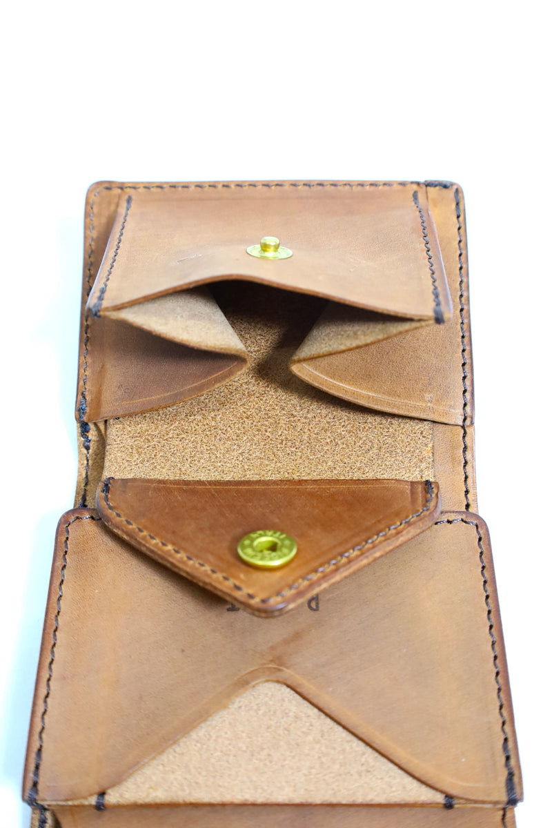 Re-ACT / Texas Three Fold Compact Wallet - Brown