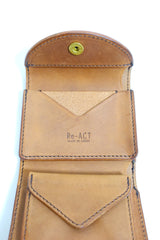 Re-ACT / Texas Three Fold Compact Wallet - Brown