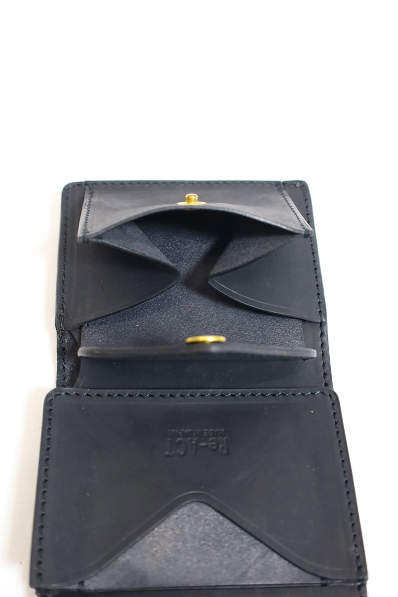 Re-ACT / Texas Three Fold Compact Wallet - Black