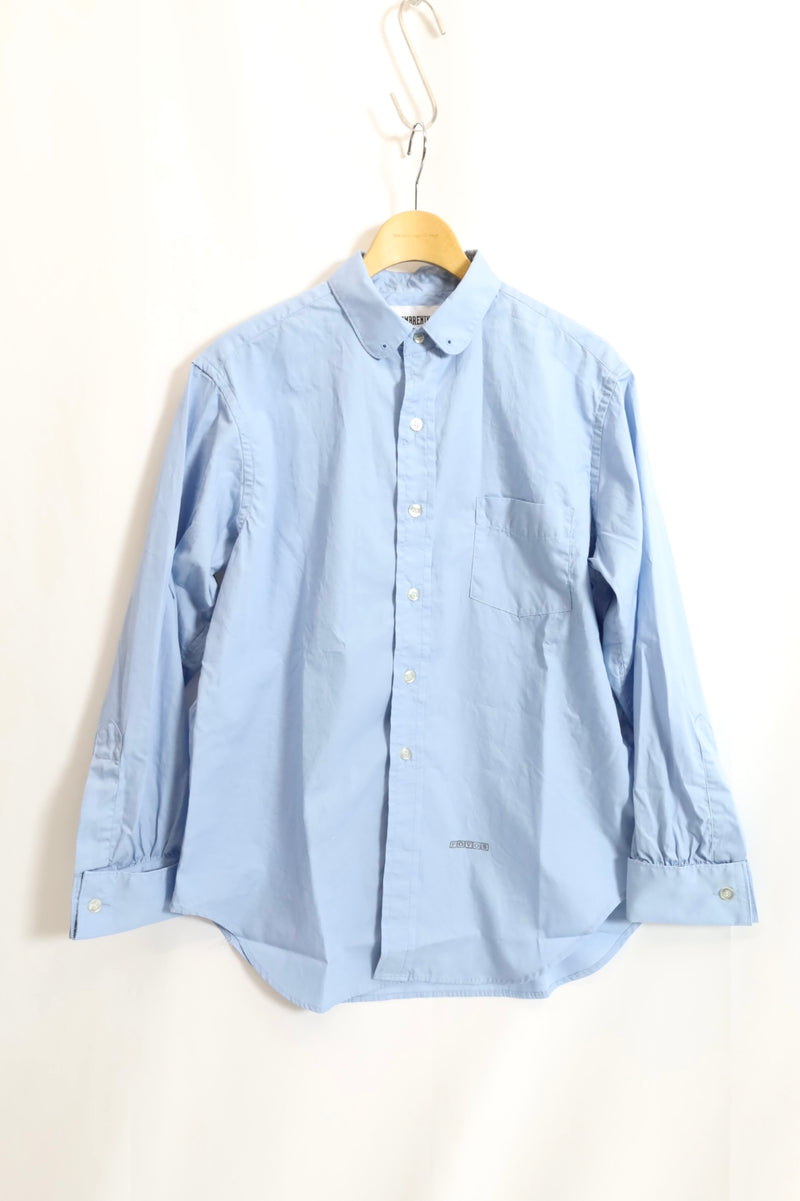 Hombre Nino / ROUND COLLAR SHIRT - Blue – redtriangle