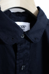 Hombre Nino /  ROUND COLLAR SHIRT - Black