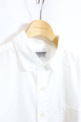 Hombre Nino /  ROUND COLLAR SHIRT - White
