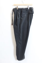 White Mountaineering /WM×GRAMICCI CORDUROY 3 TUCK PANTS- WM2473409/CHARCOAL 