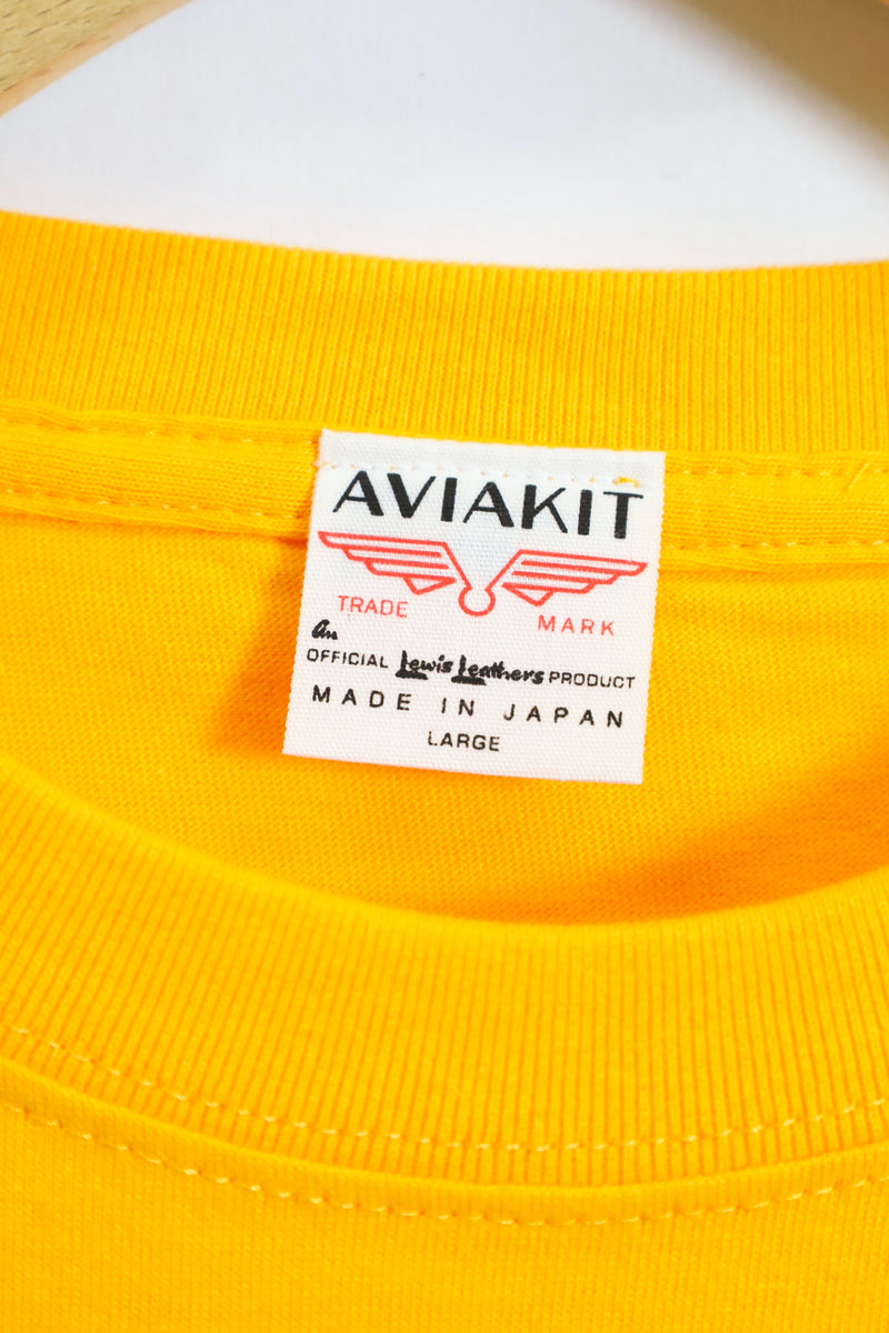 EROSTIKA × LEWIS LEATHERS TEE / YELLOW