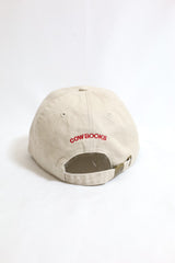 COW BOOKS / Baseball Cap - Beige×Red