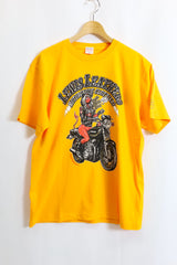 EROSTIKA × LEWIS LEATHERS TEE / YELLOW