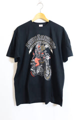 EROSTIKA × LEWIS LEATHERS TEE / BLACK