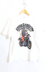 EROSTIKA × LEWIS LEATHERS TEE / WHITE