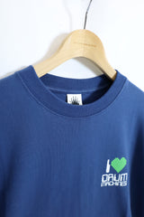 SARCASTIC / I Love Drum Machines Short Sleeve Tee - M.Blue