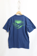 SARCASTIC / I Love Drum Machines Short Sleeve Tee - M.Blue