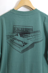 SARCASTIC / I Love Drum Machines Short Sleeve Tee - B.Green