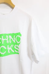 SARCASTIC / Techno Sucks Short Sleeve Tee - White