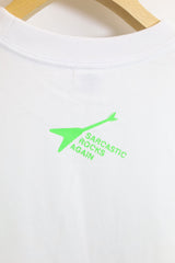 SARCASTIC / Techno Sucks Short Sleeve Tee - White