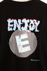 SARCASTIC / Enjoy E Again Short Sleeve Tee - Black