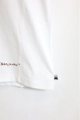 SARCASTIC / Enjoy E Again Short Sleeve Tee - White