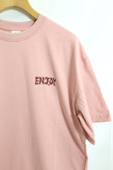 SARCASTIC / Enjoy E Again Short Sleeve Tee - L.Pink