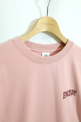 SARCASTIC / Enjoy E Again Short Sleeve Tee - L.Pink