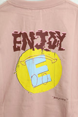 SARCASTIC / Enjoy E Again Short Sleeve Tee - L.Pink
