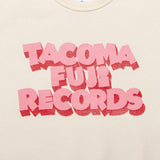 TACOMA FUJI RECORDS / HOT DOG COLLEGE LOGO SWEATSHIRT designed by Shuntaro Watanabe-Heather Gray