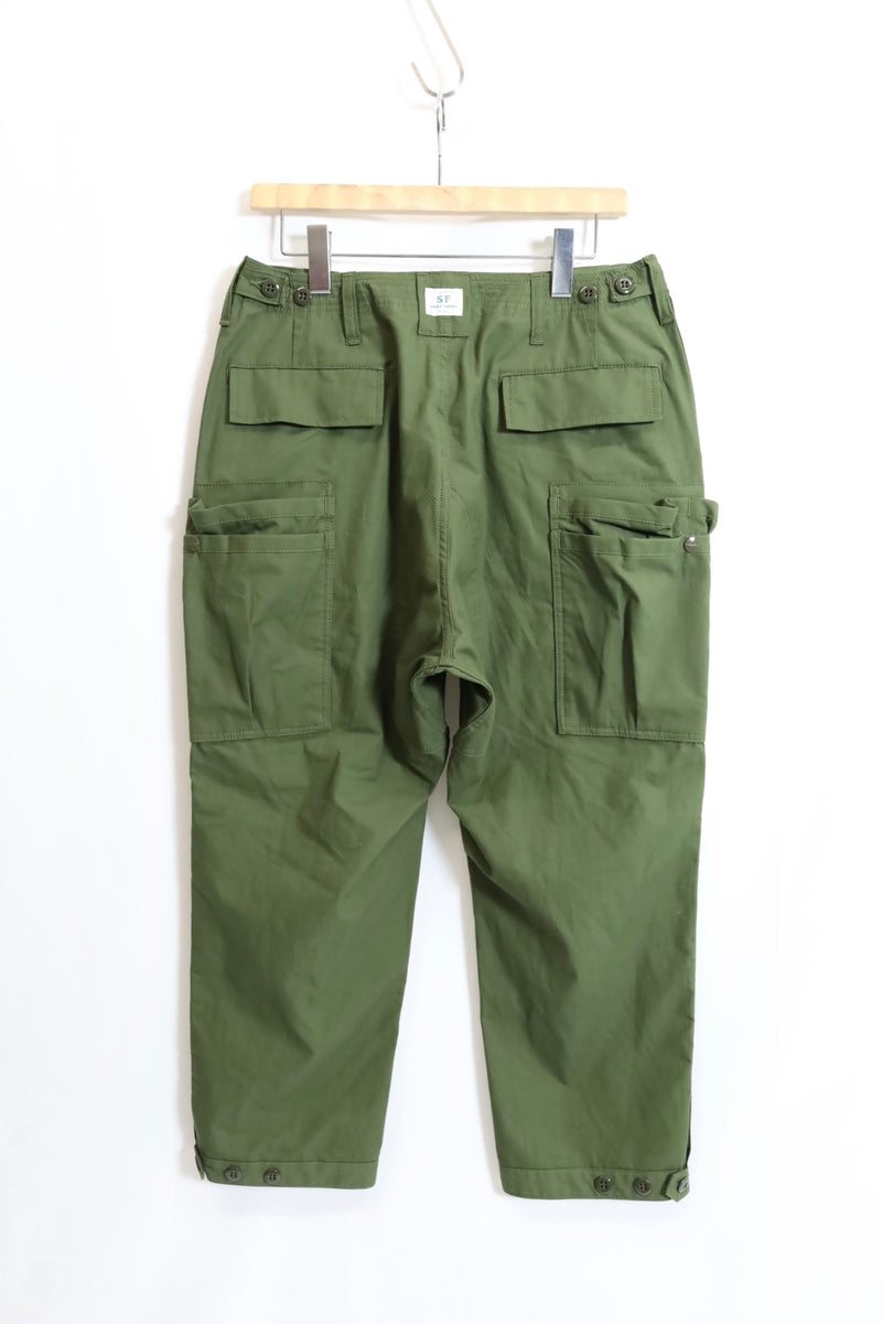 SASSAFRAS / Overgrown Pants 4/5 - Olive（SF-262339） – redtriangle