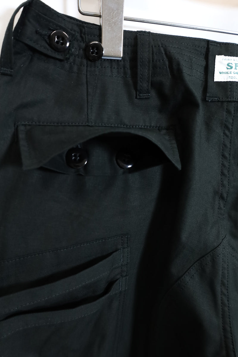 SASSAFRAS / Overgrown Pants 4/5 - Black（SF-262339） – redtriangle