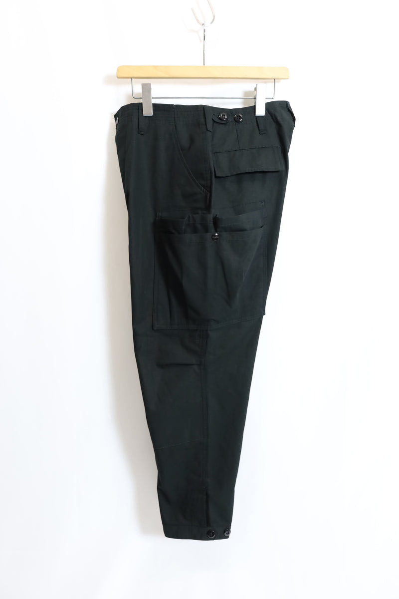 SASSAFRAS / Overgrown Pants 4/5 - Black（SF-262339） – redtriangle