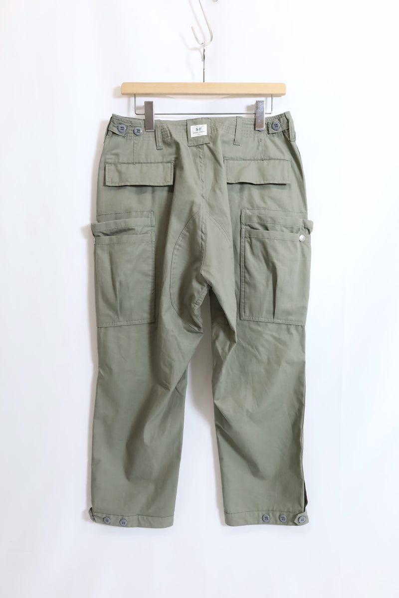 SASSAFRAS / Overgrown Pants 4/5 - Gray（SF-262339） – redtriangle