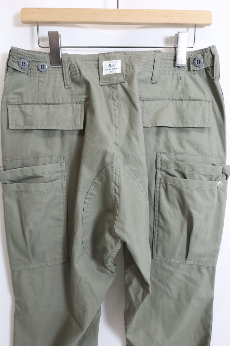 SASSAFRAS / Overgrown Pants 4/5 - Gray（SF-262339） – redtriangle