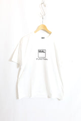 MALFUNCTION / Bleep Tee - White