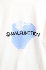 MALFUNCTION / Tourmaline tee - White