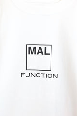 MALFUNCTION / Bleep Tee - White