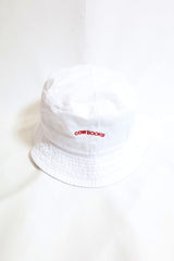 COW BOOKS / Bucket  Hat - White