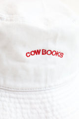 COW BOOKS / Bucket  Hat - White