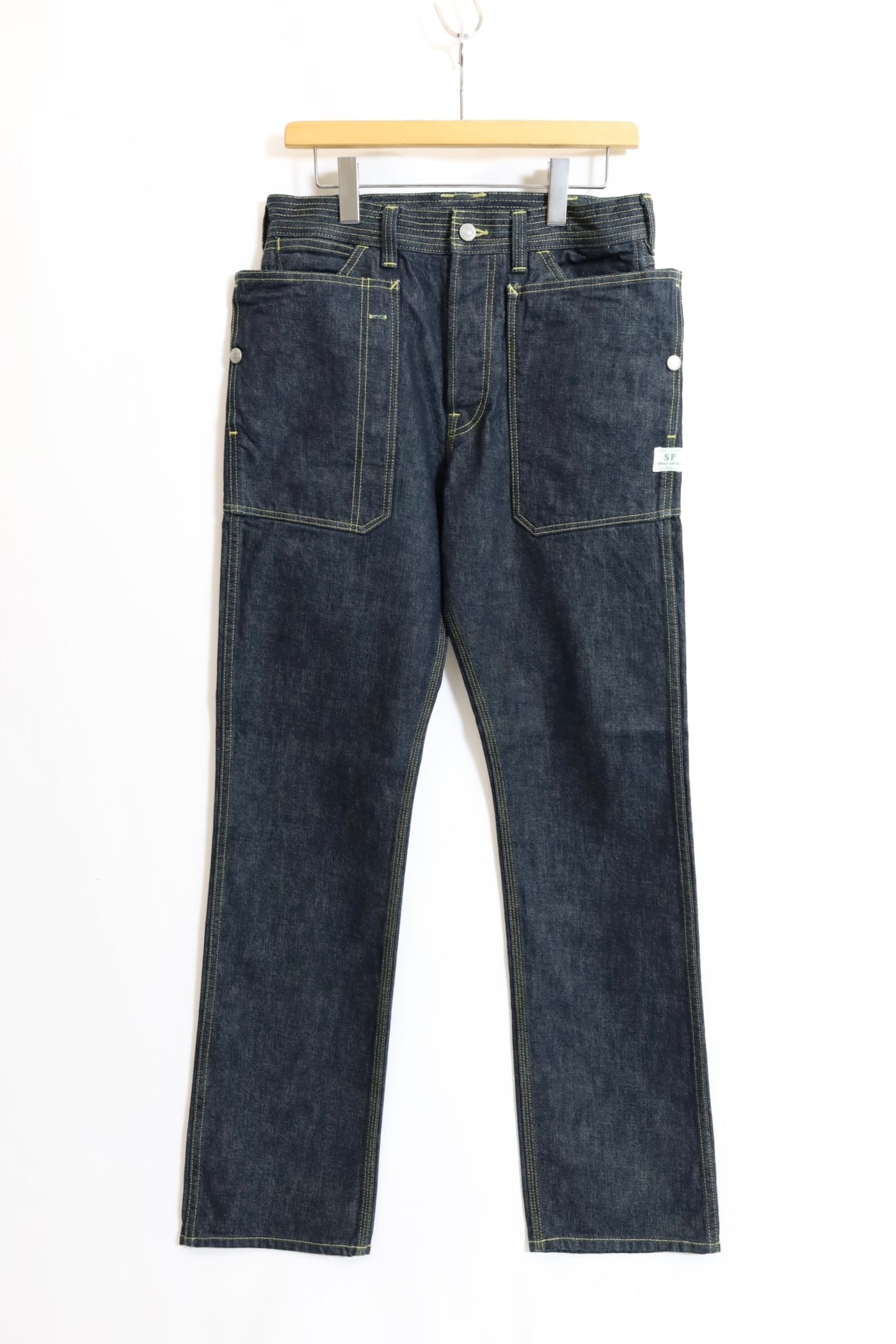 SASSAFRAS FALL LEAF PANTS DENIM ササフラスデニム SASSAFRAS / FALL LEAF PANTS (13.5oz Denim) – redtriangle