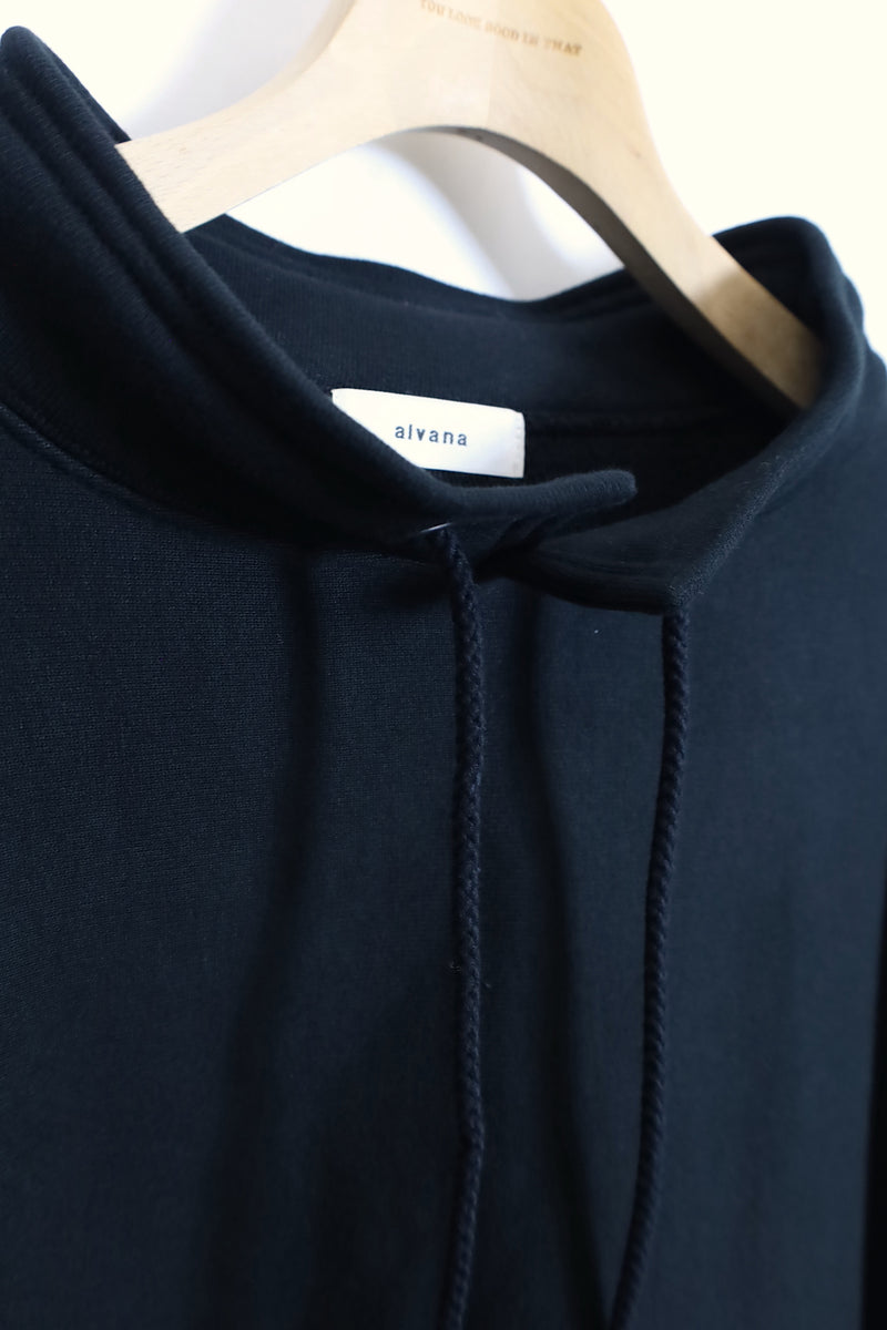 alvana / MASSIVE STAND COLLAR SWEAT (heavy urake)