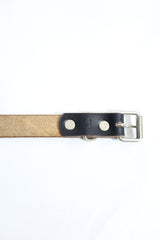 Re-ACT / Studs Flower Narrow Long Belt - Black