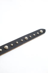 Re-ACT / Studs Umbrella Narrow Long Belt - Black