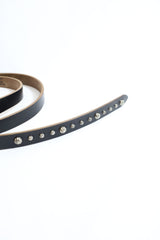 Re-ACT / Studs Umbrella Narrow Long Belt - Black