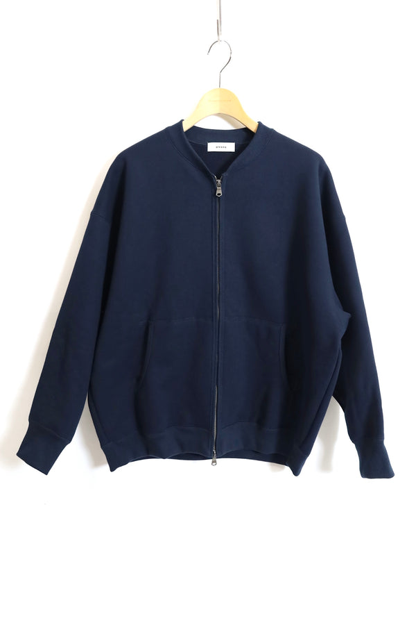 alvana / MASSIVE ZIP CARDIGAN (heavy urake) - D.Navy