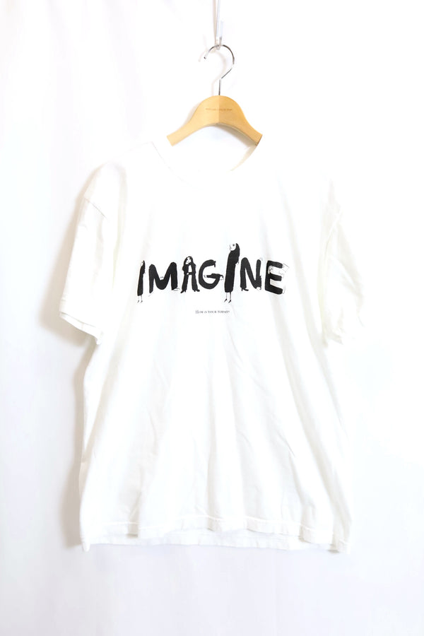 TODAY edition / "IMAGINE" SS Tee - White