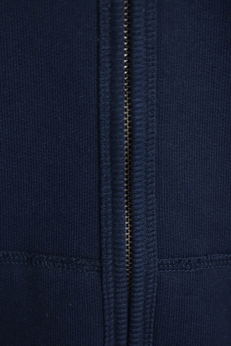 alvana / MASSIVE ZIP CARDIGAN (heavy urake) - D.Navy 