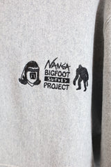 NANGA/NANGA×TACOMA FUJI RECORDS BIGFOOT SURVEY PROJECT LOGO HOODIE